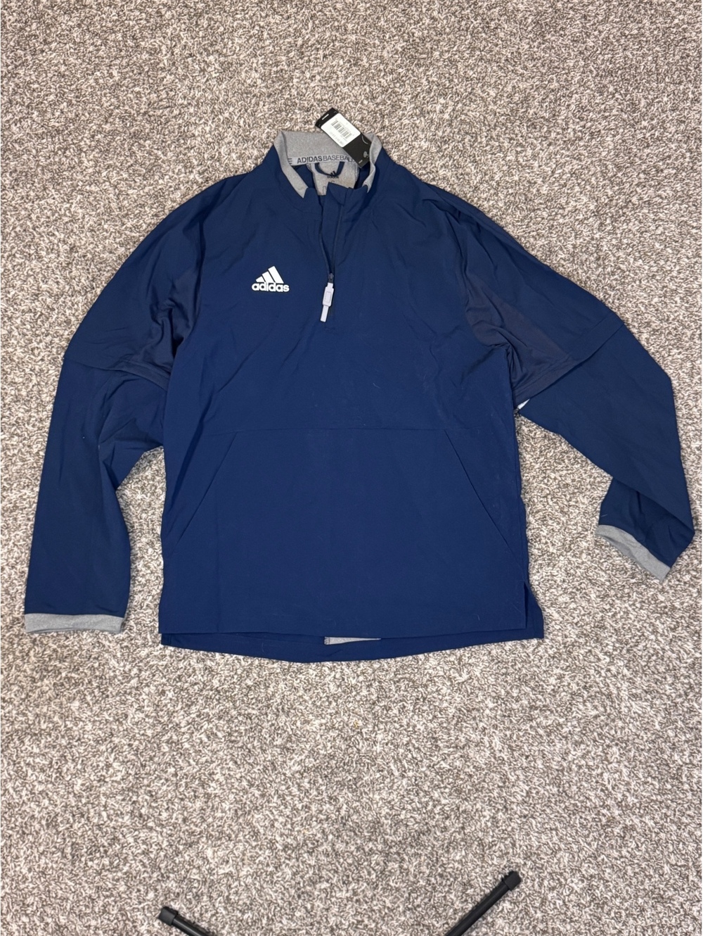 Adidas Baseball 1/4 Zip Pullover – Size Small